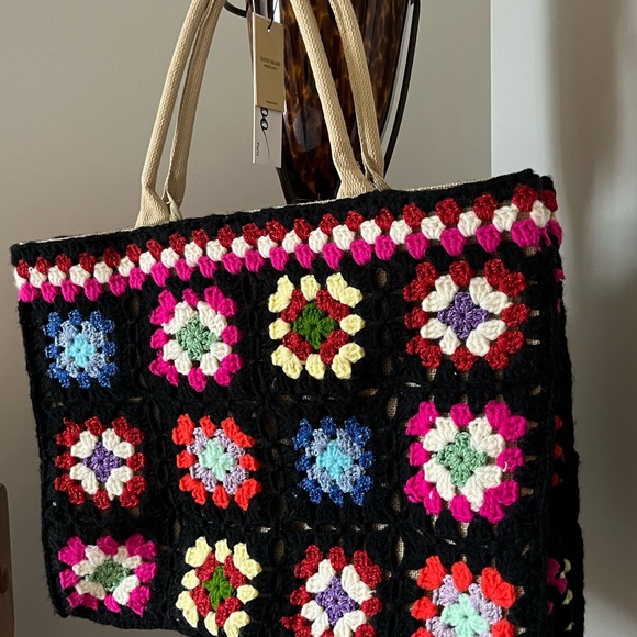 Handbags - Misskoo 💕Made In Paris!! NWT!! ! Super cute and unique Crochet Tote bag!